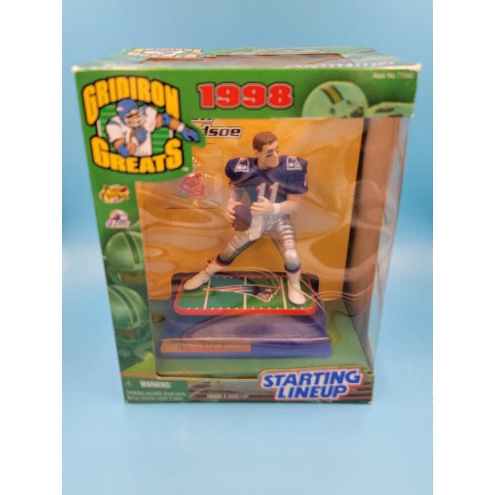 Drew Bledsoe STARTING LINEUP New England Patriots ACTION FIGURE Gridiron Greats